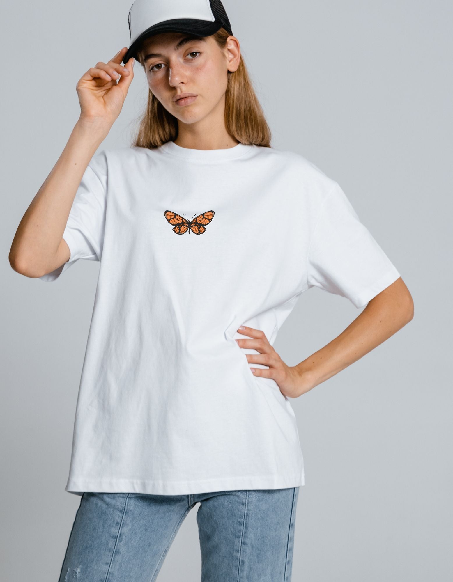 Oversize T-Shirt Limited Collection Butter Fly Women