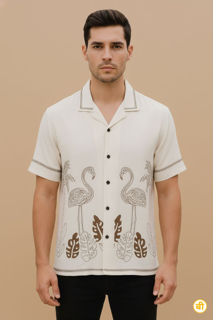 Leaf Printed Shirt – Limited Edition