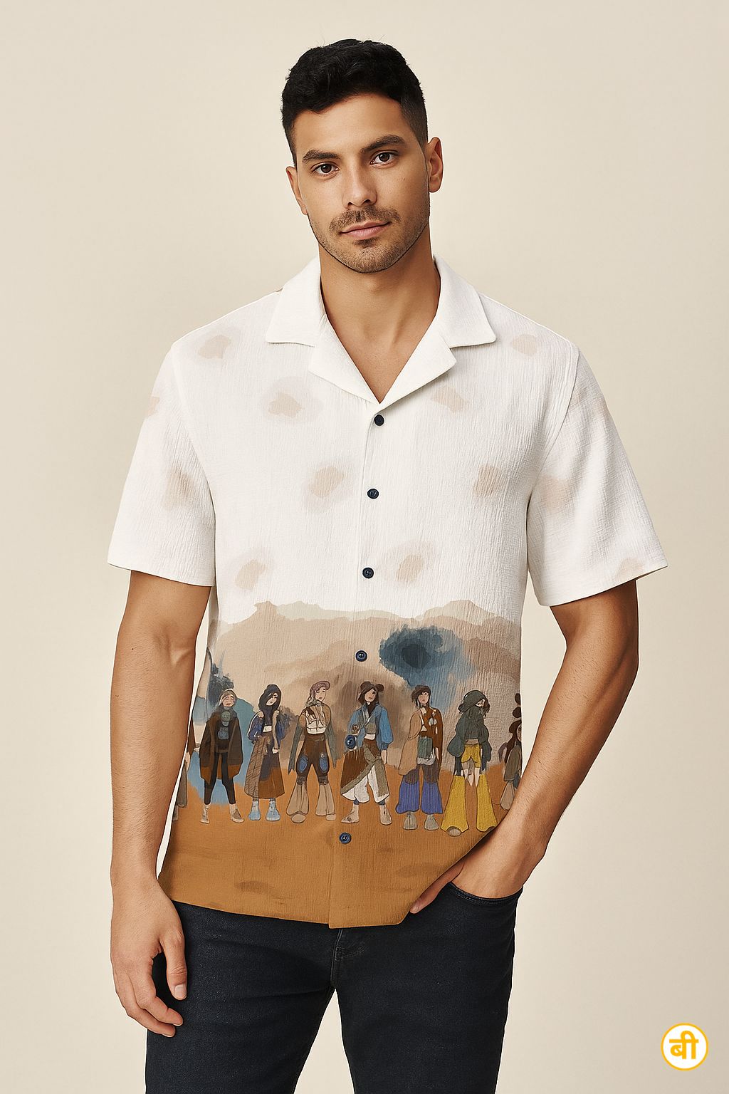 Korean Printed Shirt – Limited Edition