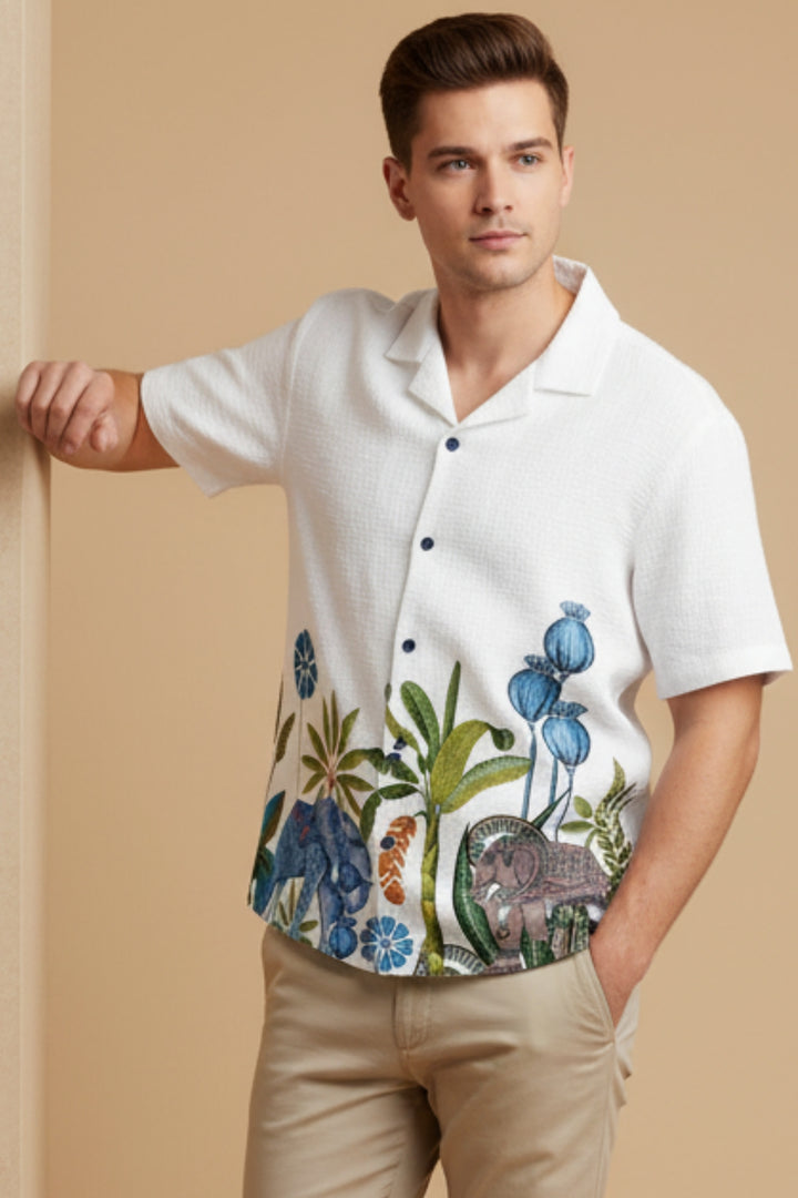 Jungle Vibe Printed Shirt – Limited Edition