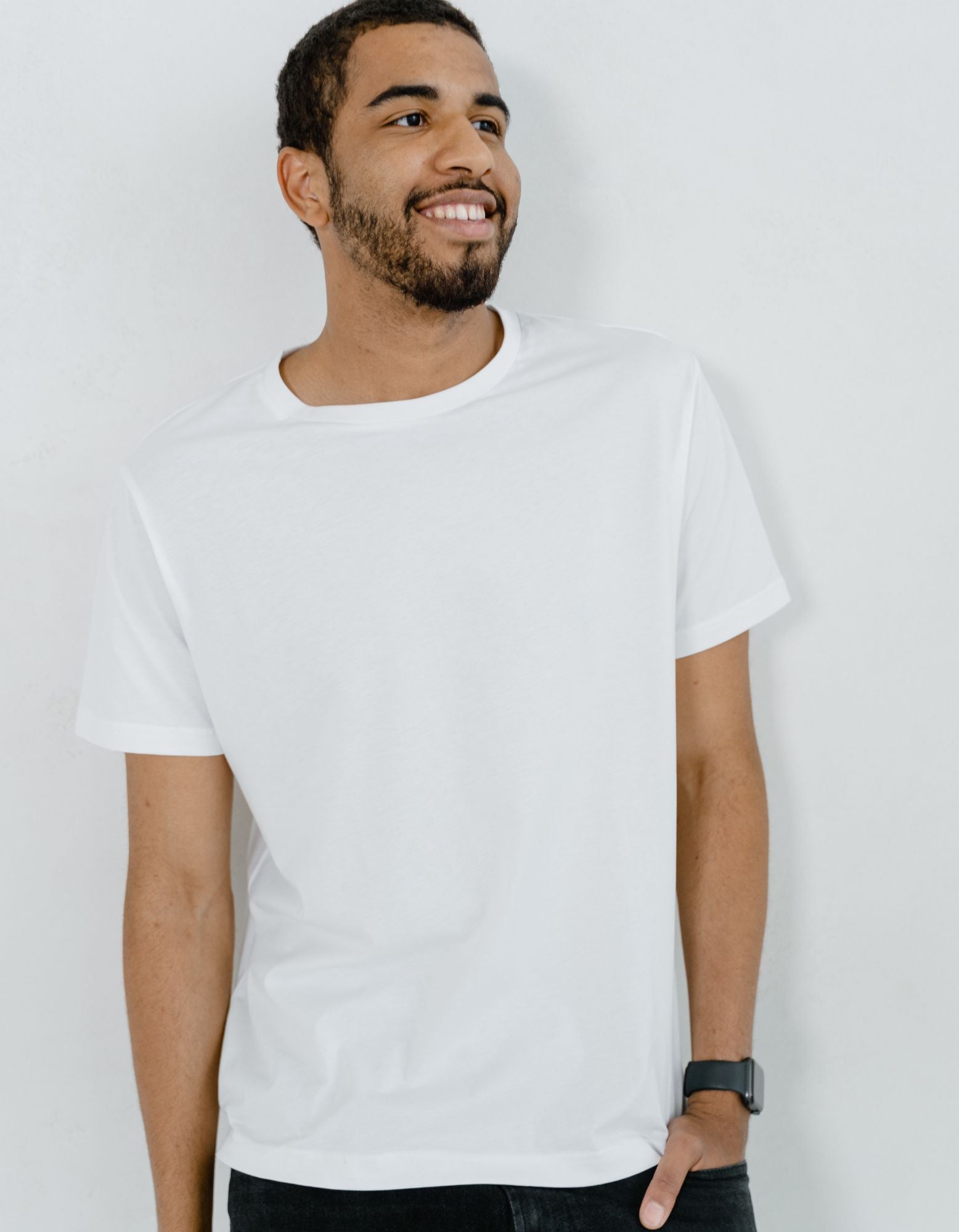 Solid T-shirt Orange White