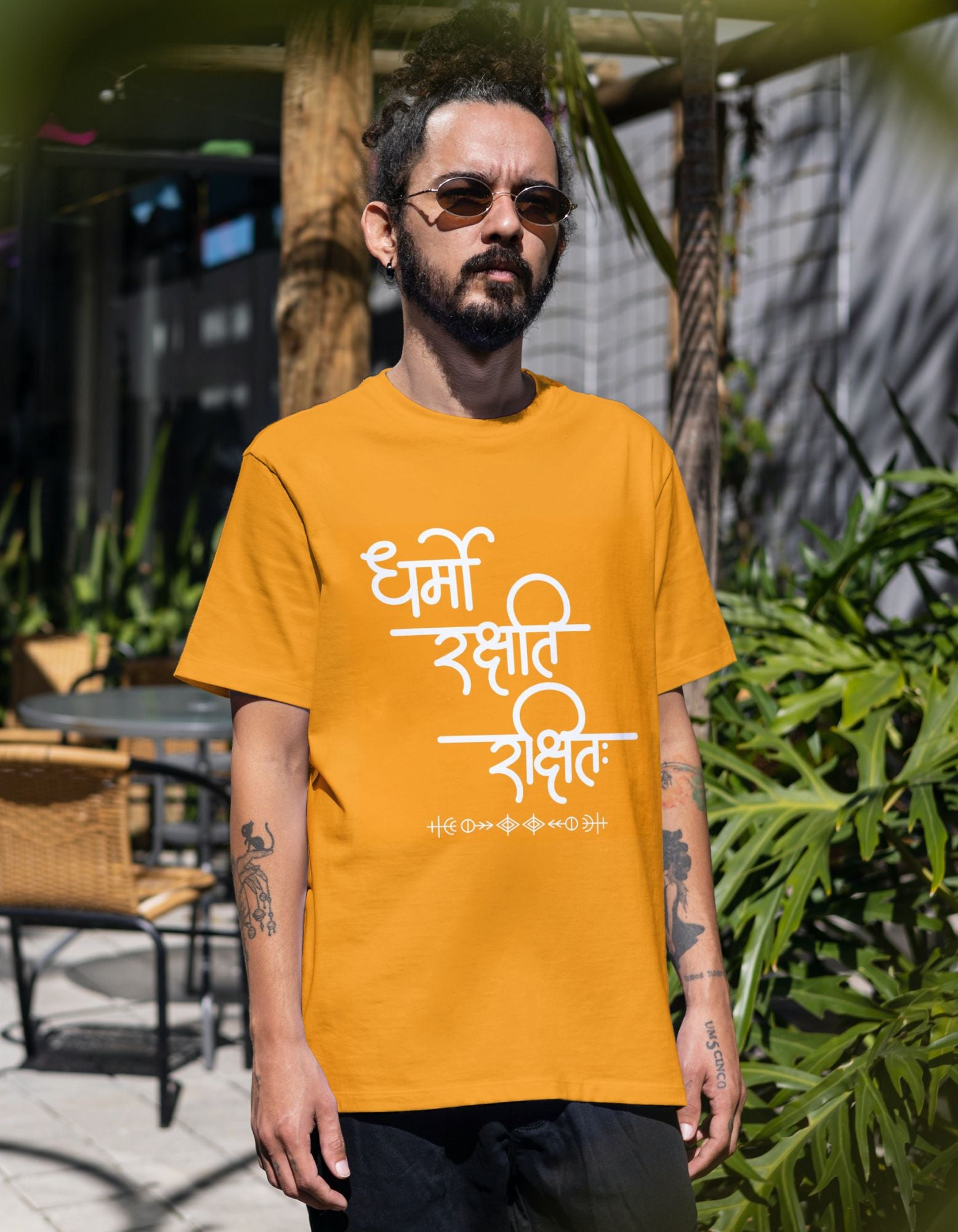 Quotes T-Shirt Dharmo Rakshati