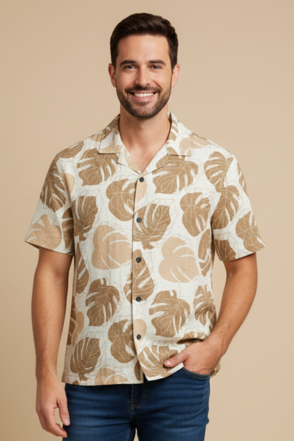 Leaf Vibe Printed Shirt – Limited Edition