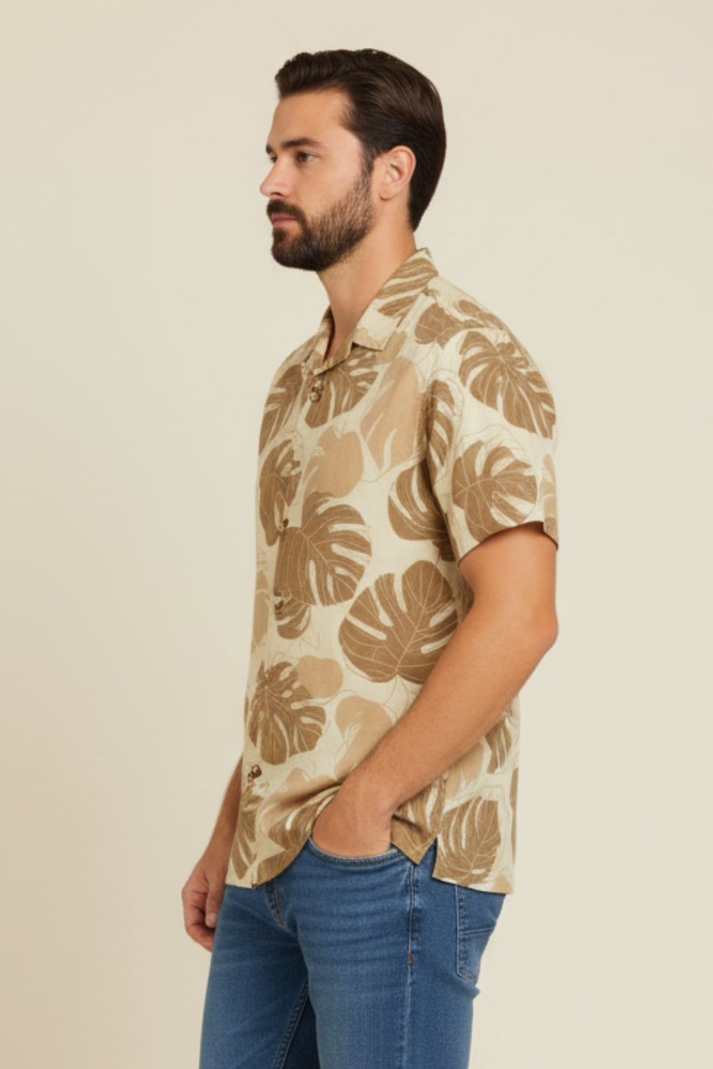 Leaf Vibe Printed Shirt – Limited Edition