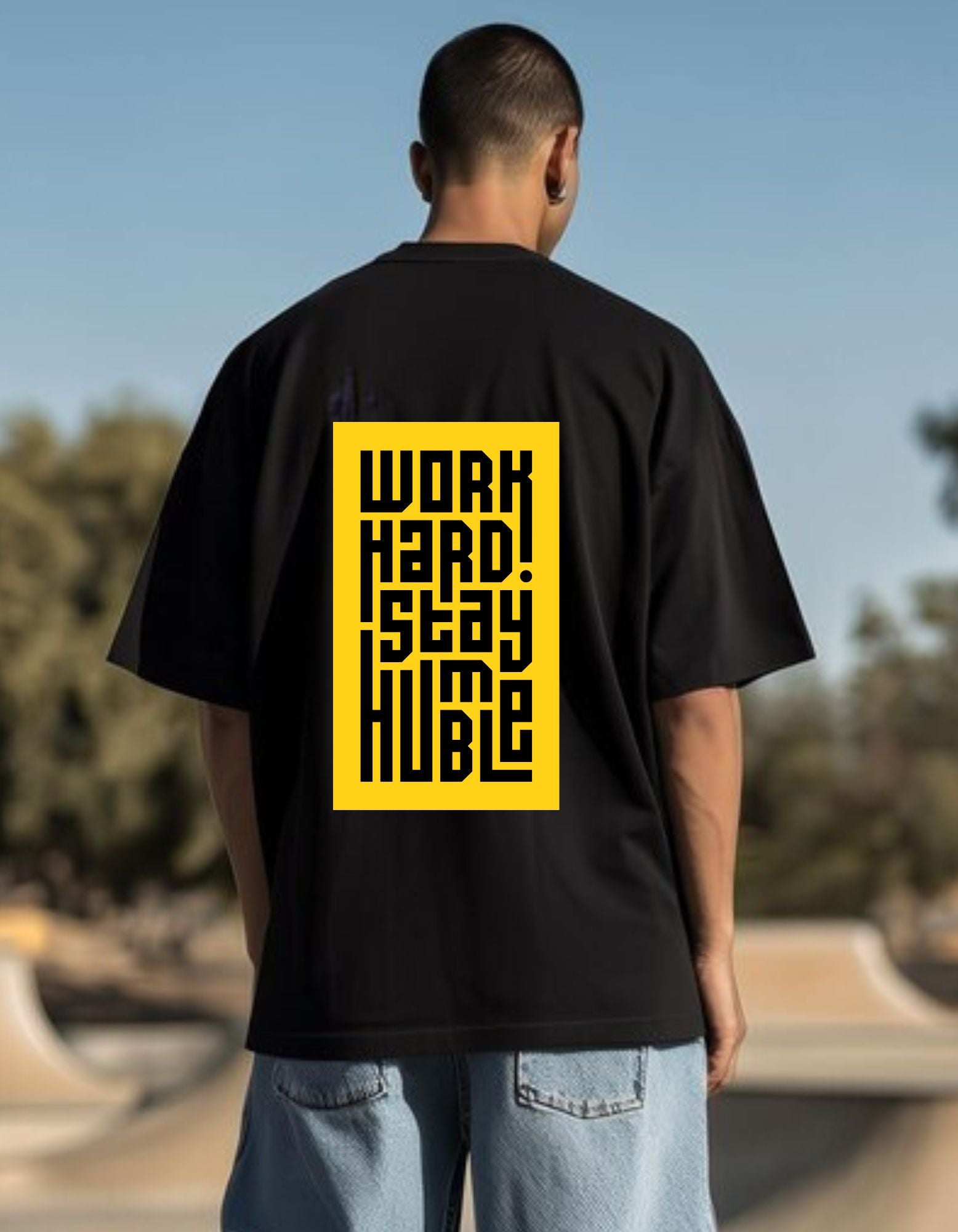 Oversize T-Shirt Limited Collection Work Hard
