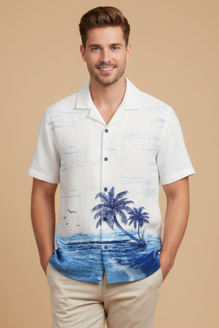 Beach Vibe Printed Shirt – Limited Edition