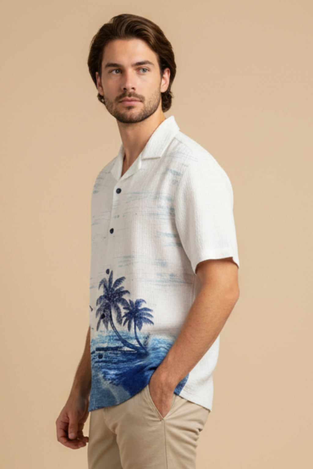 Beach Vibe Printed Shirt – Limited Edition