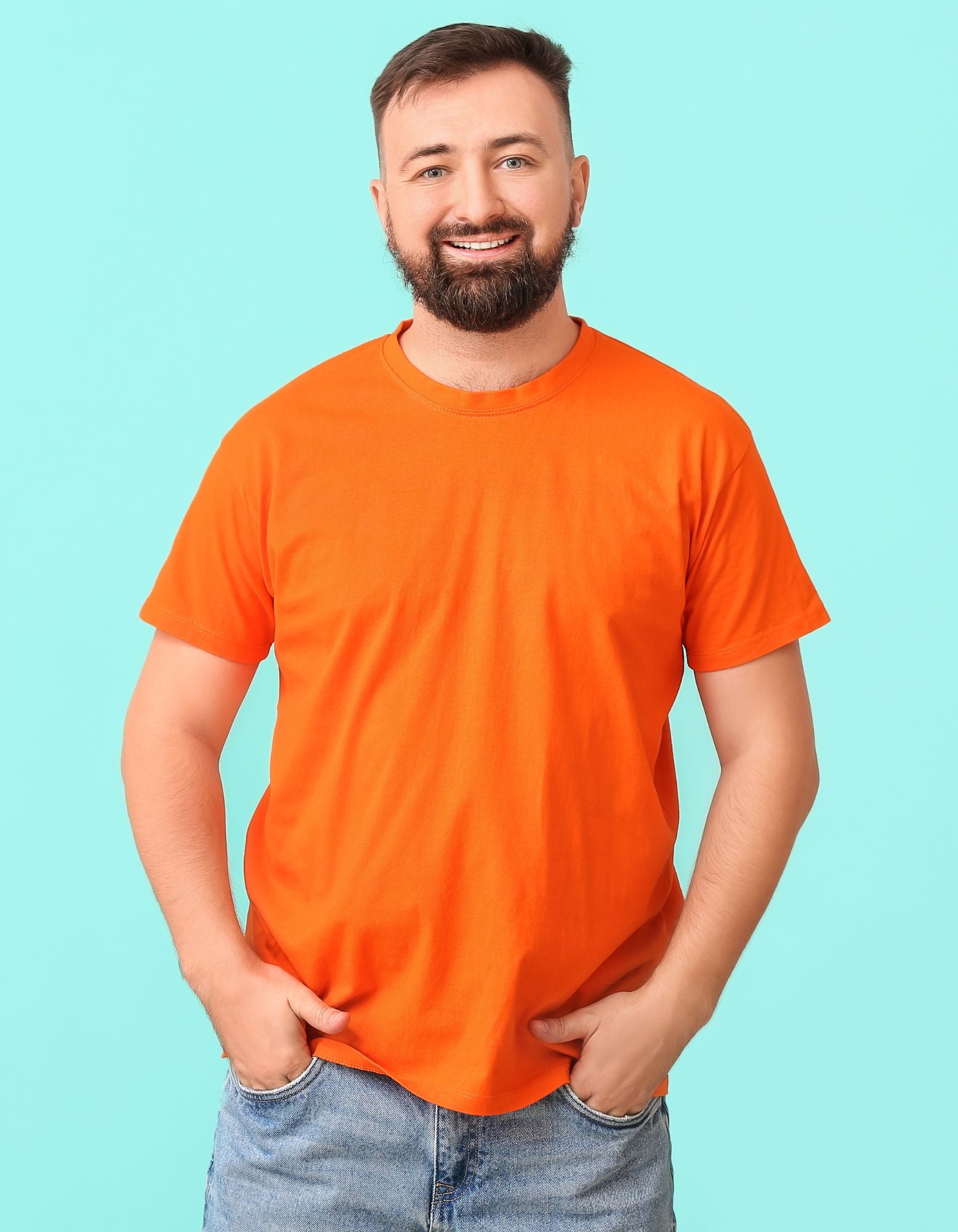 Solid T-shirt Orange