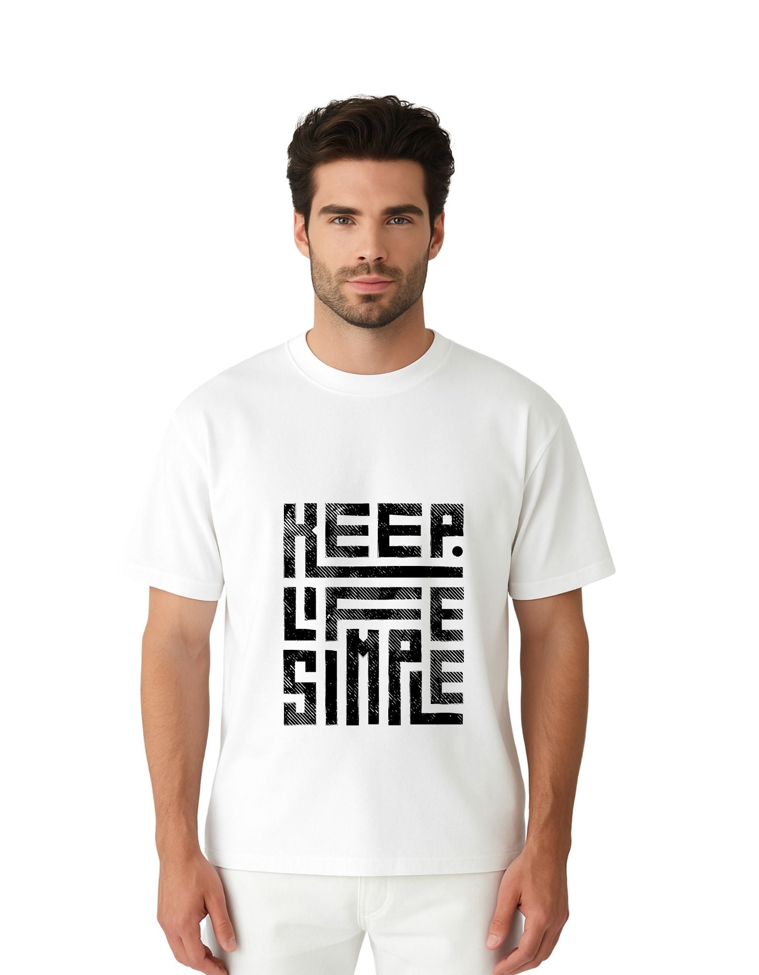 Oversize T-Shirt Limited Collection Keep Life Simple