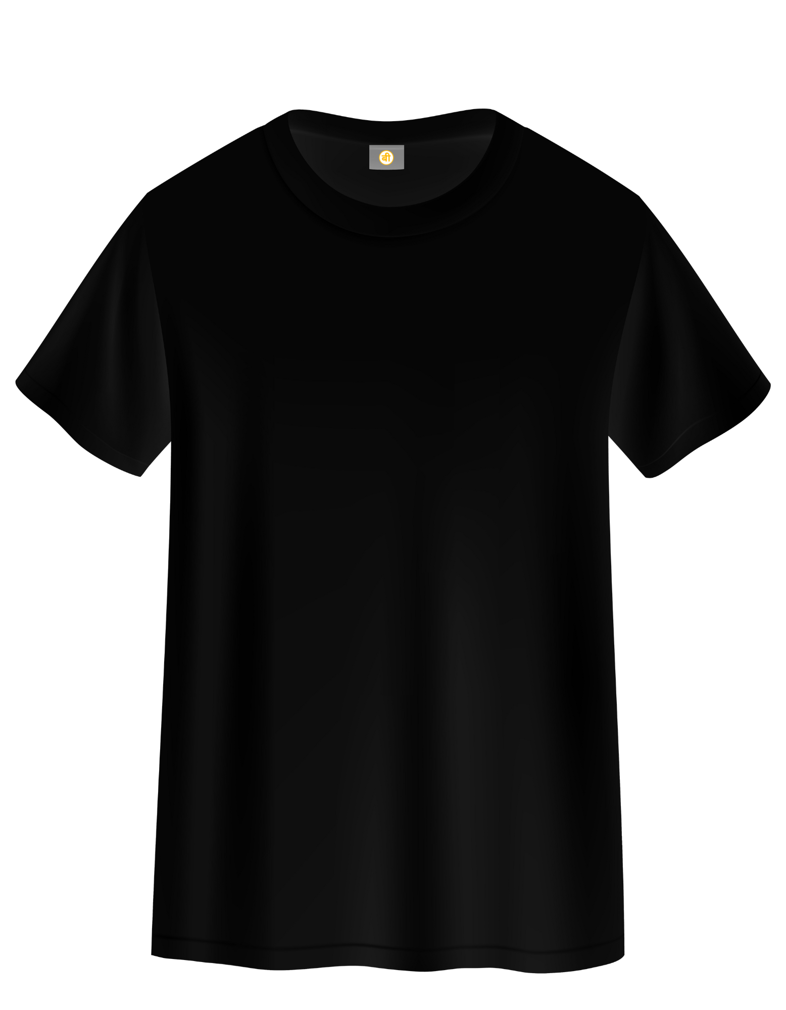 Black Plain T-shirt